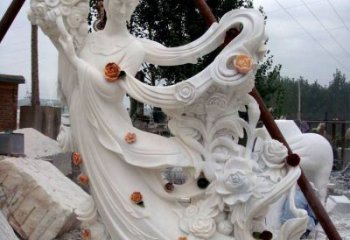陽(yáng)江公園天女散花雕塑