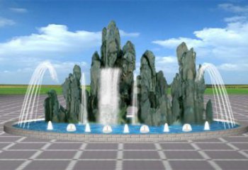 益陽(yáng)衡陽(yáng)電影變頻噴泉雕塑，水景噴泉雕塑承接