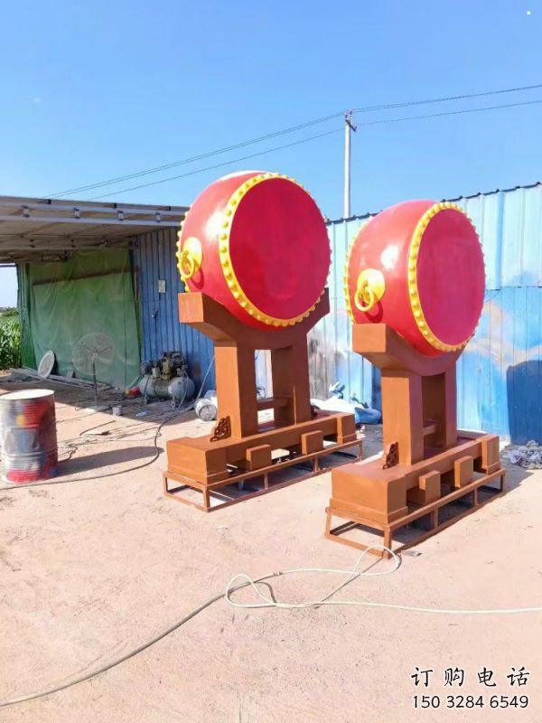 九臺景觀戰(zhàn)鼓雕塑