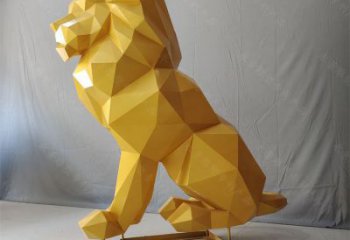 巴中獅子雕塑服務(wù)商，動(dòng)物雕塑，不銹鋼獅子雕塑制作