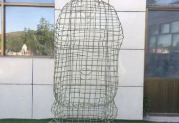 阿里鏤空孔子雕塑訂做，景區(qū)雕塑，鐵藝古代人物雕塑定價(jià)