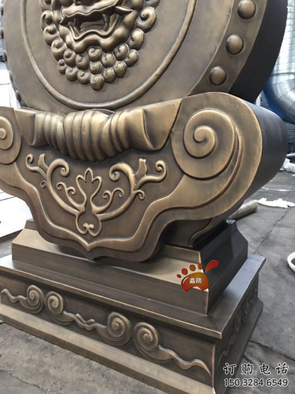 下城抱箍鑄造觀賞型，露天雕塑，鑄銅抱箍雕塑訂做