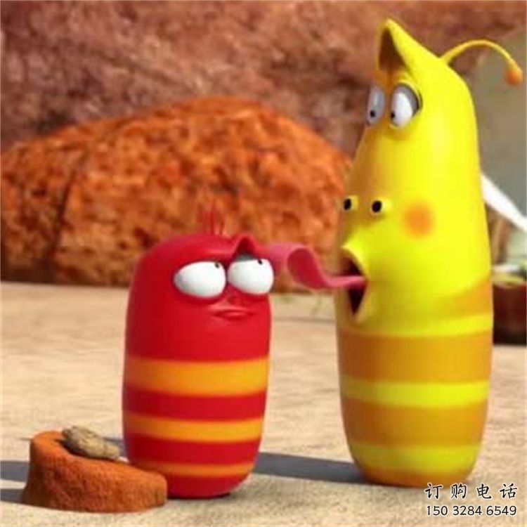 長(zhǎng)壽卡通蟲(chóng)子雕塑，公園動(dòng)物雕塑，彩繪工藝