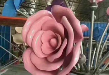 合川牡丹花雕塑工廠優(yōu)選，城市裝飾，牡丹花花朵雕塑供給