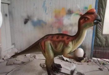 北碚抽象恐龍雕塑制造，動物雕塑，玻璃鋼恐龍雕塑展品