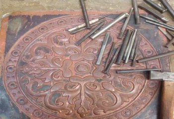 涪陵花卉浮雕精品，鍛銅構(gòu)件，別墅花卉浮雕廠家