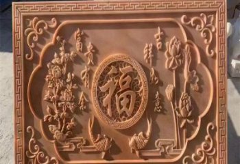 九龍坡浮雕制造商，室外軟裝，景觀福字浮雕制作廠家