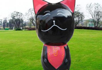 大渡口廣場小貓雕塑，動物擺件，仿古工藝